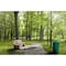 Alpine Industries 38 gal Round Outdoor Can, Green, Galvanized Steel, 27 in ALP479-38-1-GRN - alternate 2